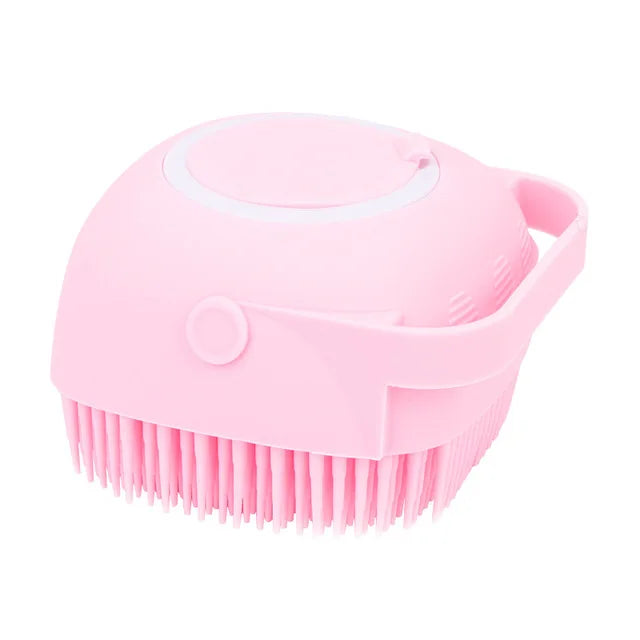 Silicone Dog Cat Shower Brush Pet Shampoo Dispenser| Yazijico™  