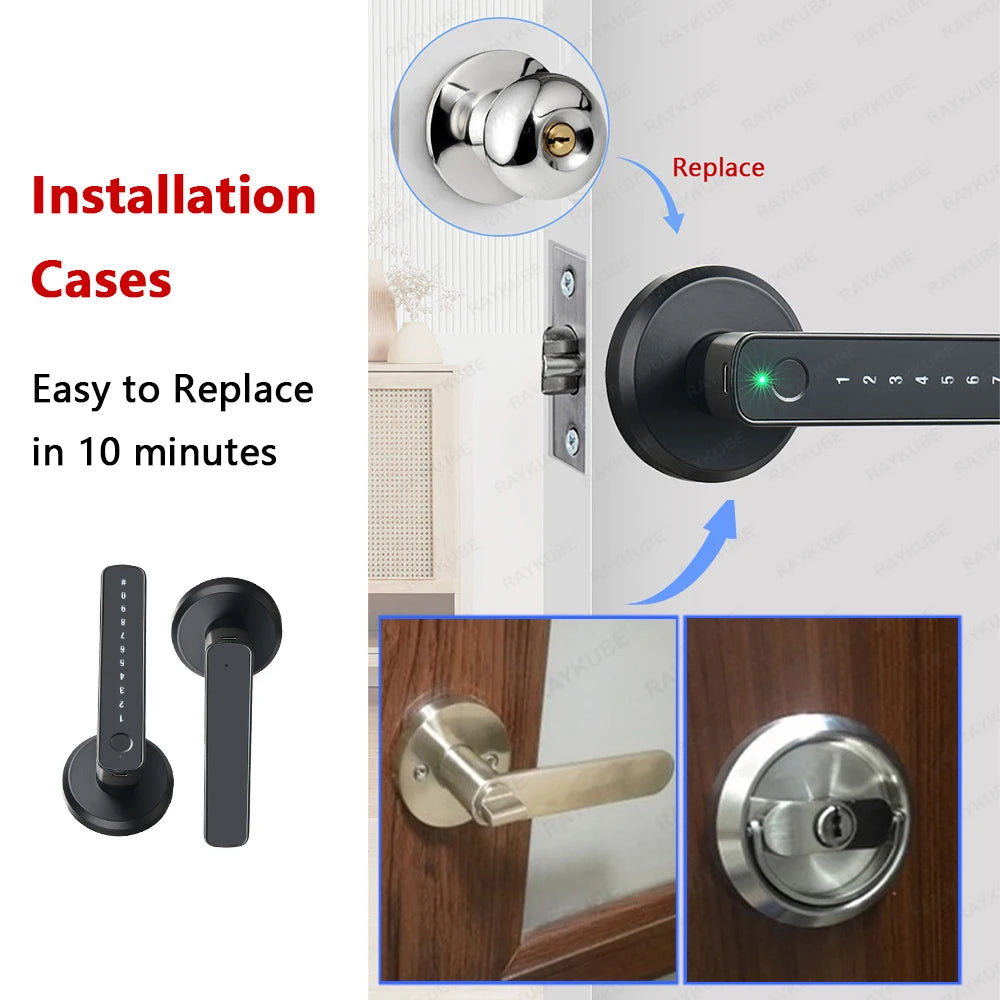 Yazijico™ Digital Fingerprint Door Lock Electronic - Yazijico™ 