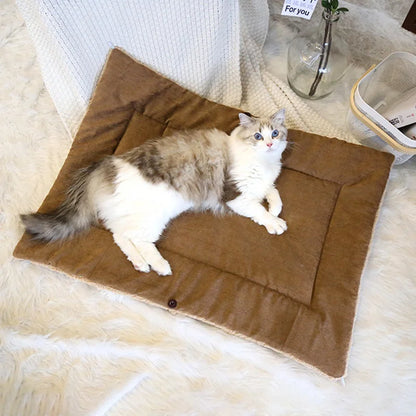 Warm Thickened Cat Bed Multifunctional Foldable  | Yazijico™