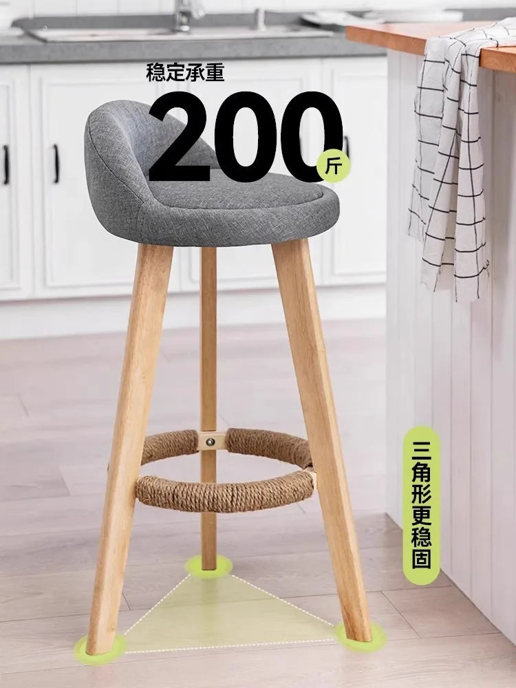 Yazijico™ Bar chair home high stool bar high chair cashier - Yazijico™ 