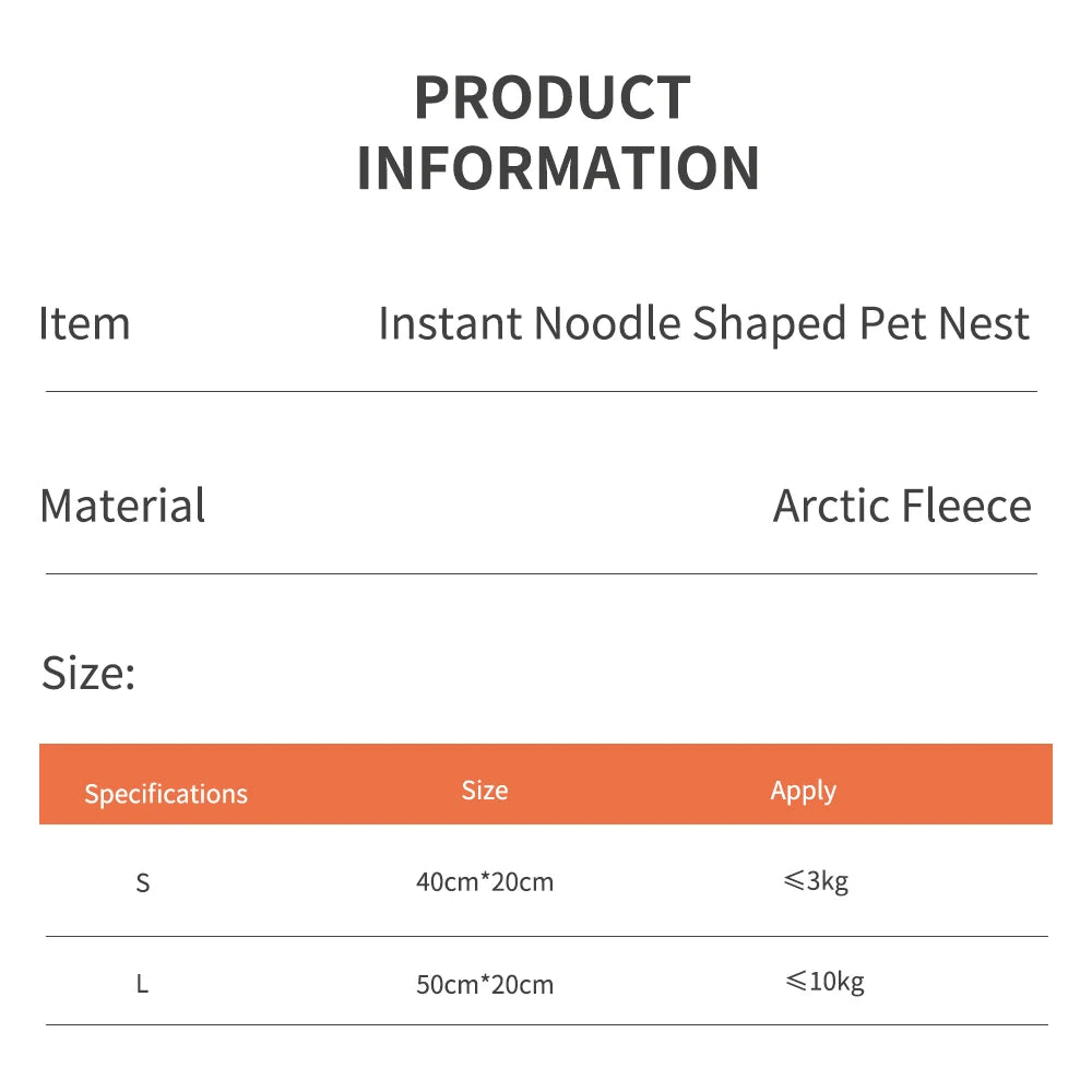 Pet Dog Cat House Kennel Super Large Instant Noodle | Yazijico™  