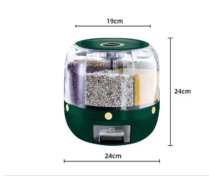 360 Degree Rotating Rice Dispenser | Yazijico™ 