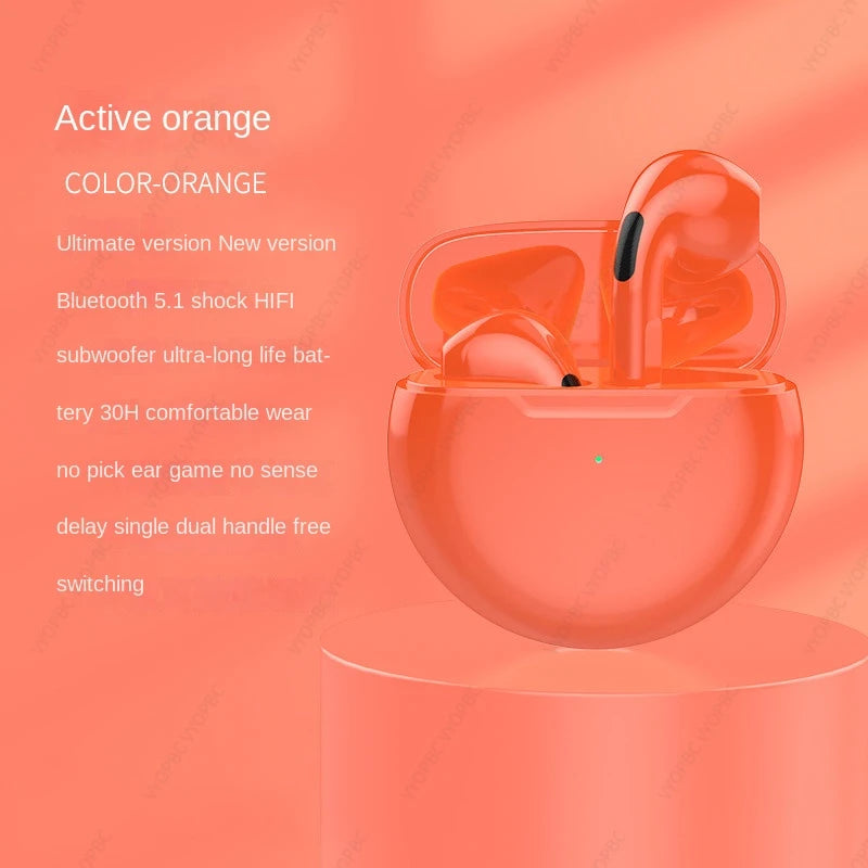 Smart Headphone Bluetooth Earphones Mini Pods