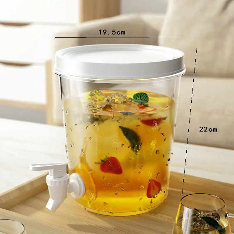 Plastic Water Cooler with Faucet Refrigerator