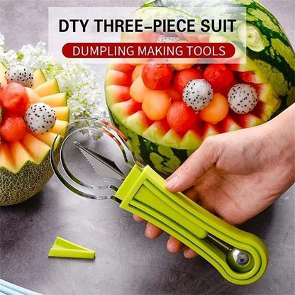 Watermelon Slicer Cutter Scoop Carving Knife | Yazijico™ 