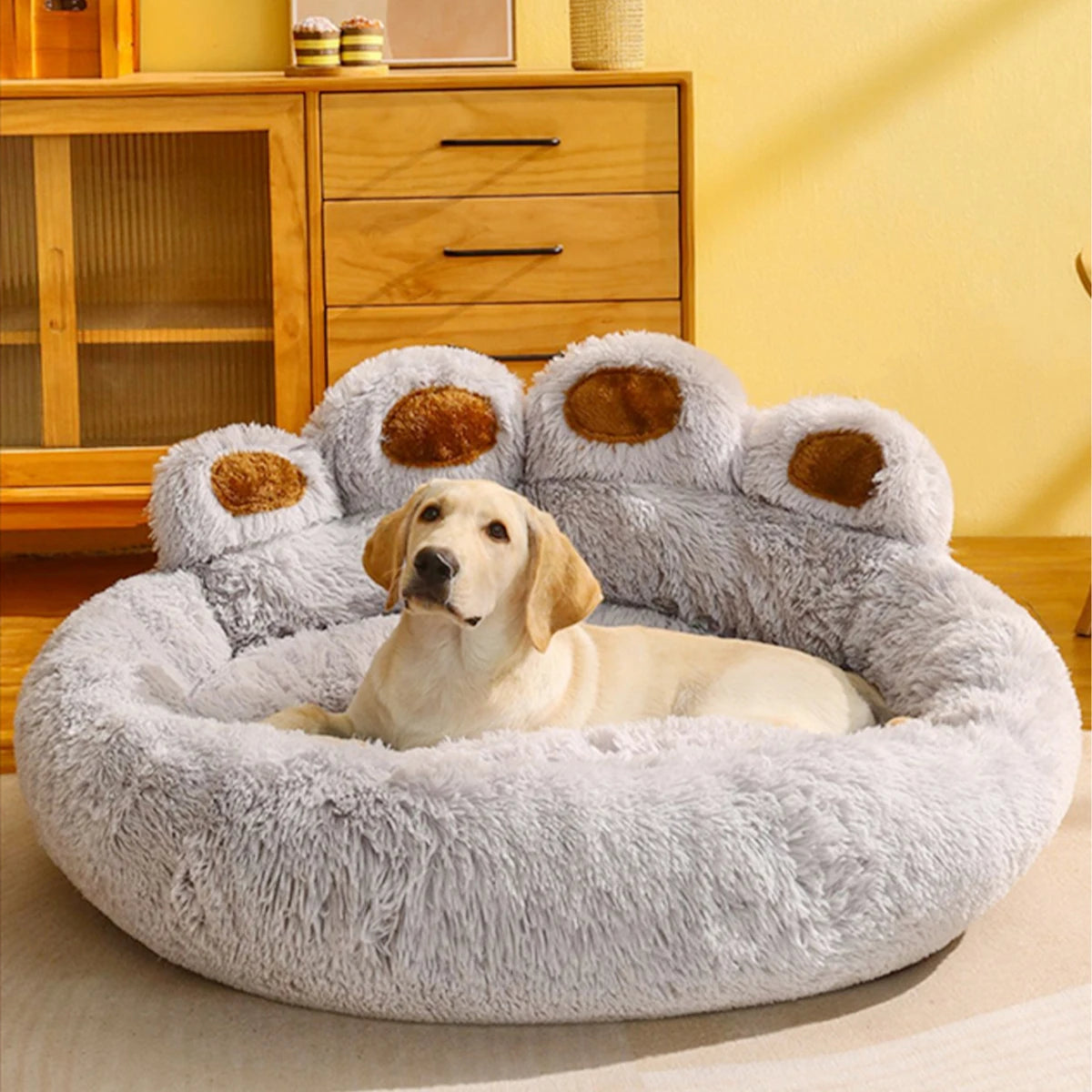 Fluffy Dog Bed Large Pet Products Dogs | Yazijico™ 