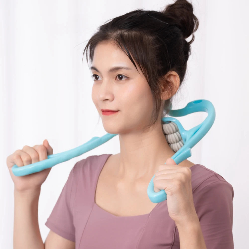 Yazijico™ 6-wheel Portable Neck Massager Roller - Yazijico™ 