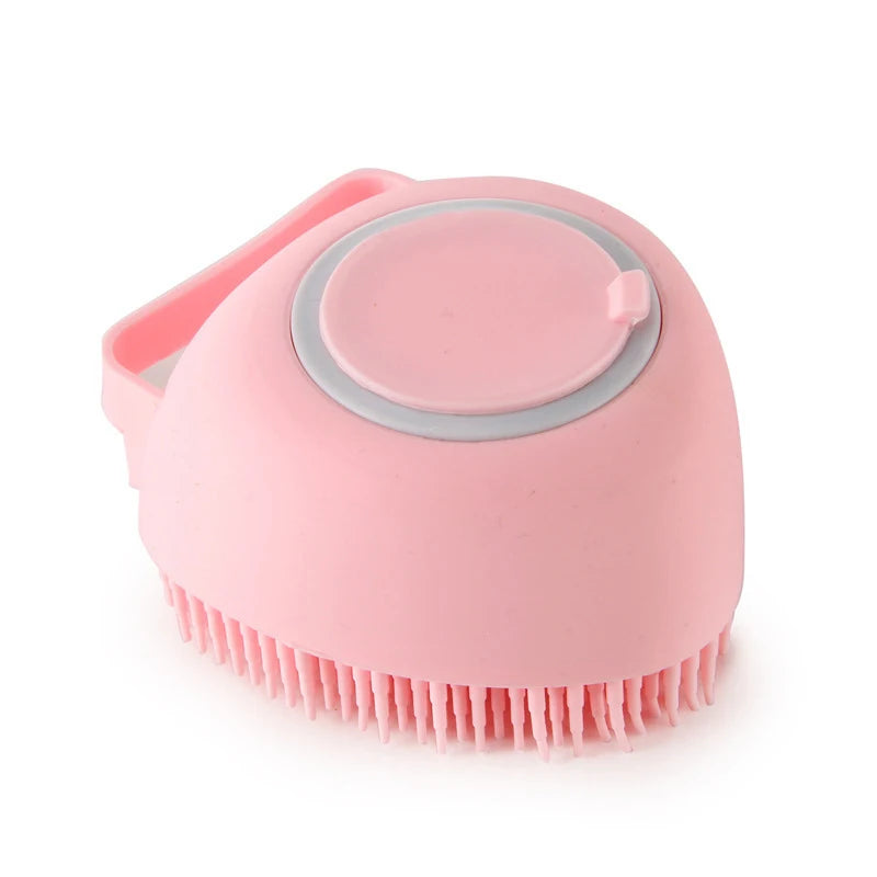 Silicone Dog Cat Shower Brush Pet Shampoo Dispenser| Yazijico™  