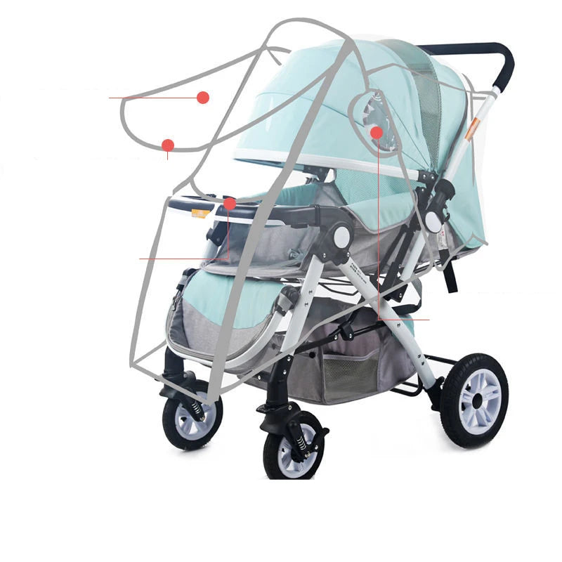 Universal Baby Trolley Rain Cover | Yazijico™ 