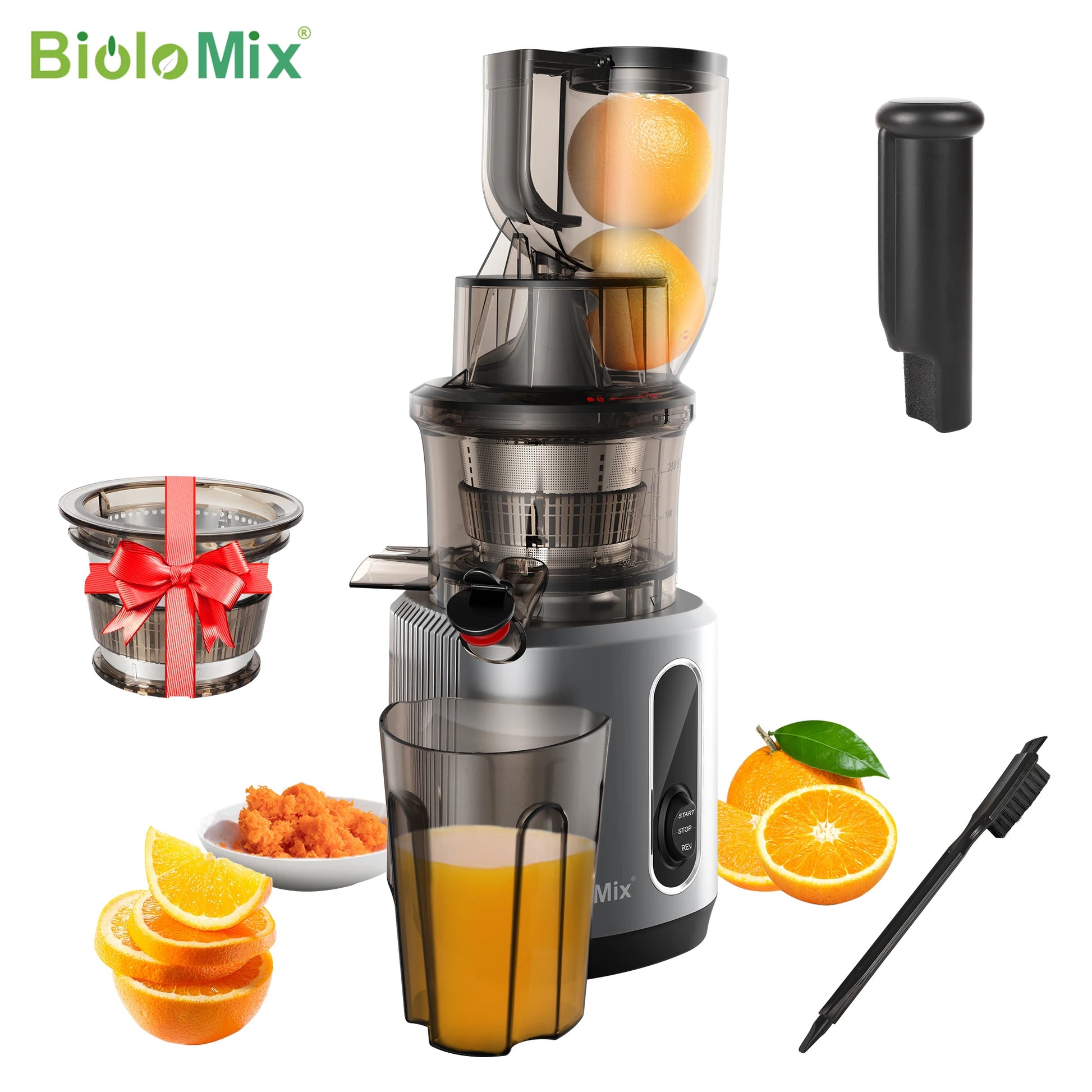 BioloMix Cold Press Juicer Masticating | Yazijico™ 