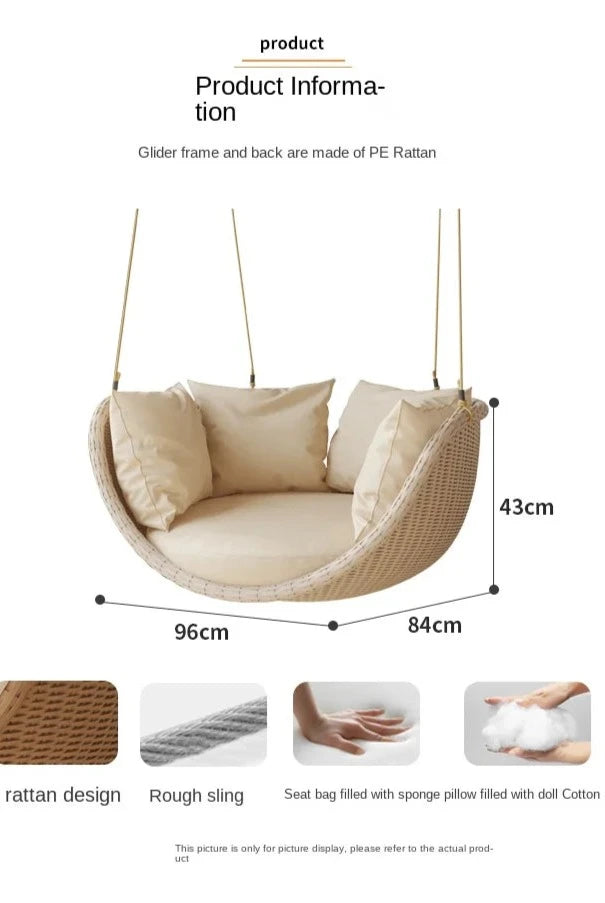 Outdoor Chair Indoor Balcony Leisure Rattan | Yazijico™ 