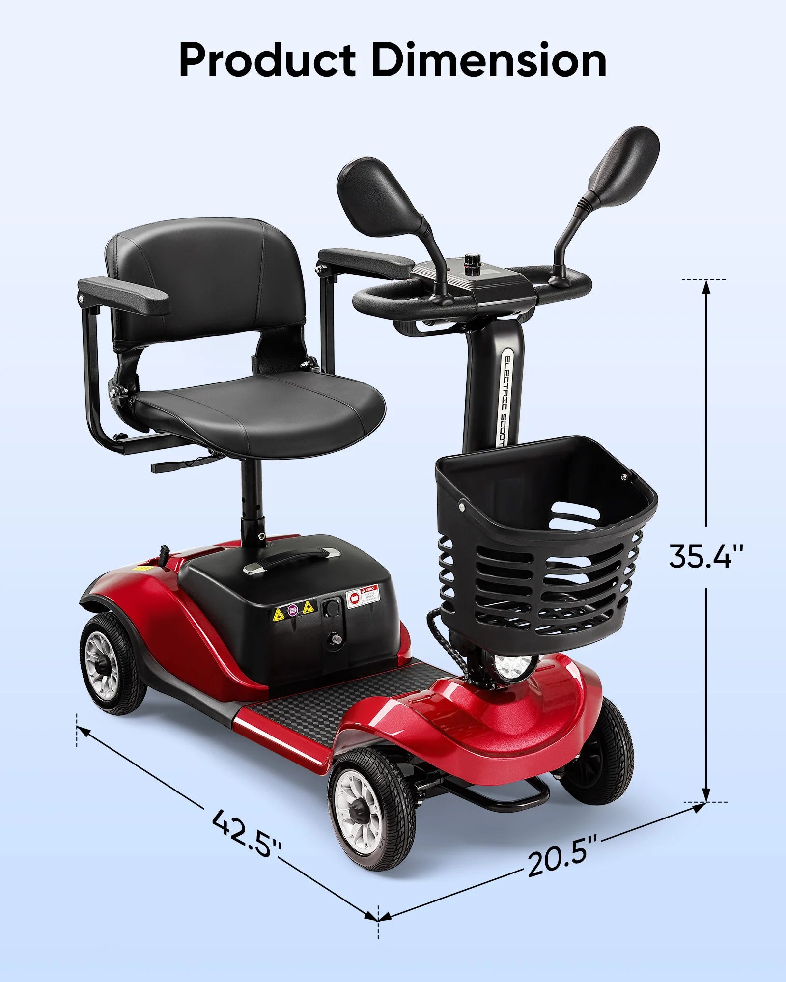 Mobility Scooter Electric Power Mobile Wheelchair 