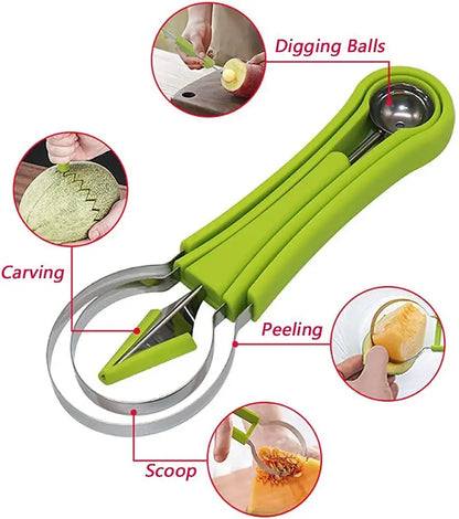 Yazijico™ Watermelon Slicer Cutter Scoop Fruit - Yazijico™ 