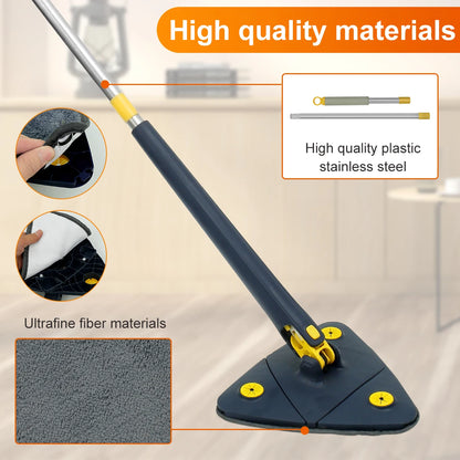 Yazijico™ Telescopic Triangle Mop Rotatable - Yazijico™ 