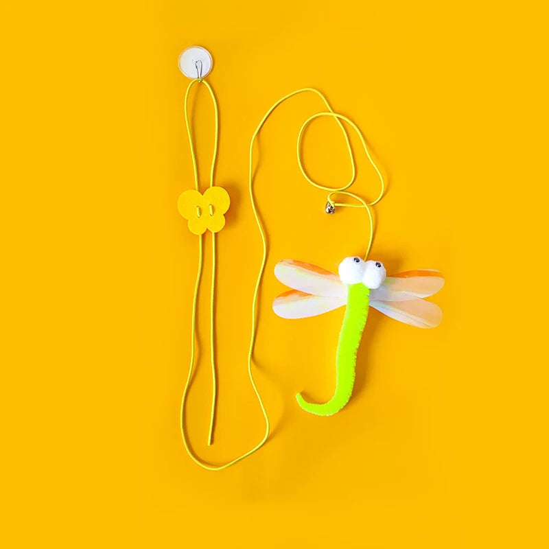 Pet Cat Toys Funny Stick Kitten Self -hi Elastic Rope| Yazijico™ 