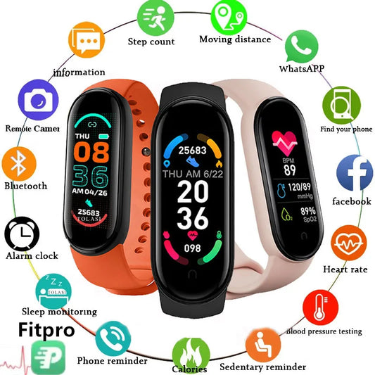 Smart Watch Fitness Smart Bracelet Sports Band Heart