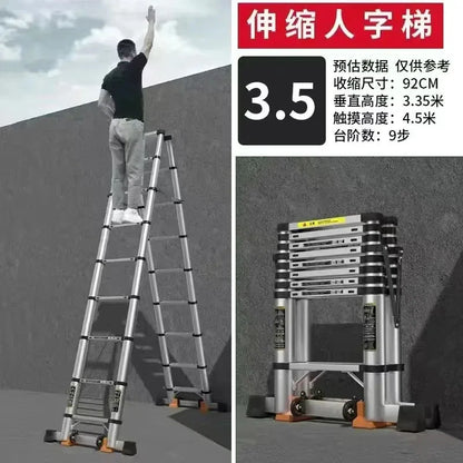 Alloy Telescopic Step Ladder Multi-functional | Yazijico™ 