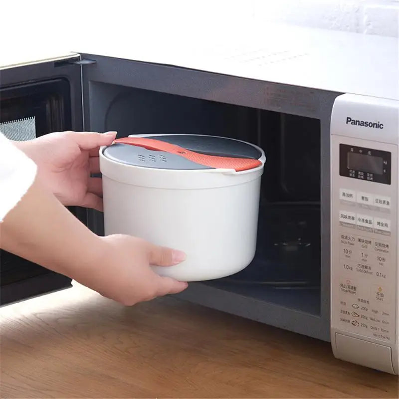 Microwave Oven Rice Cooker Portable Food Container | Yazijico™
