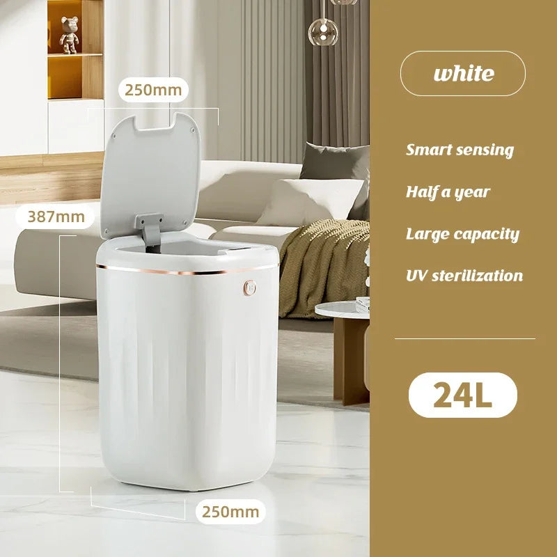 Bathroom Sensor Electric Smart Trash | Yazijico™ 