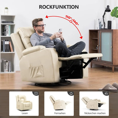 Yazijico™ Recliner Chair Massage Rocker - Yazijico™ 