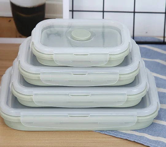 Lunch Box  Folding Bowl Outdoor Silicone | Yazijico™ 