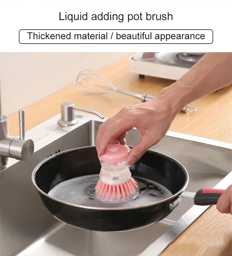 2 IN 1 Wash Pot Brushes Pot Dish Cleaning | Yazijico™