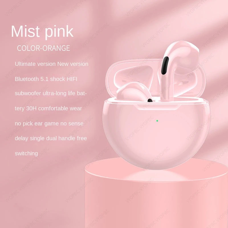 Smart Headphone Bluetooth Earphones Mini Pods