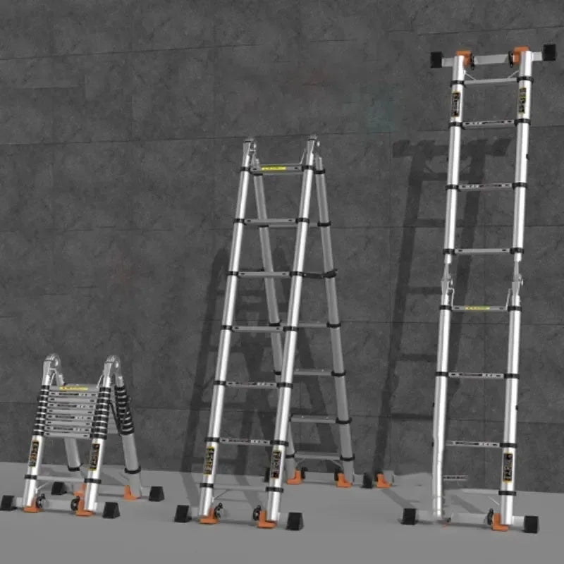 Yazijico™ Alloy Telescopic Step Ladder Multi-functional - Yazijico™ 