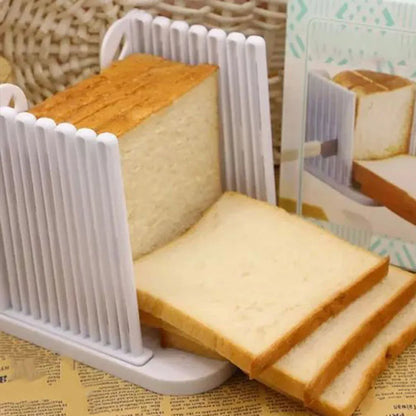 Foldable Toast Bread Slicer Adjustable Plastic | Yazijico™ 