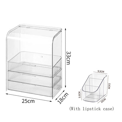 Clear Makeup Organizer PET Dustproof | Yazijico™ 