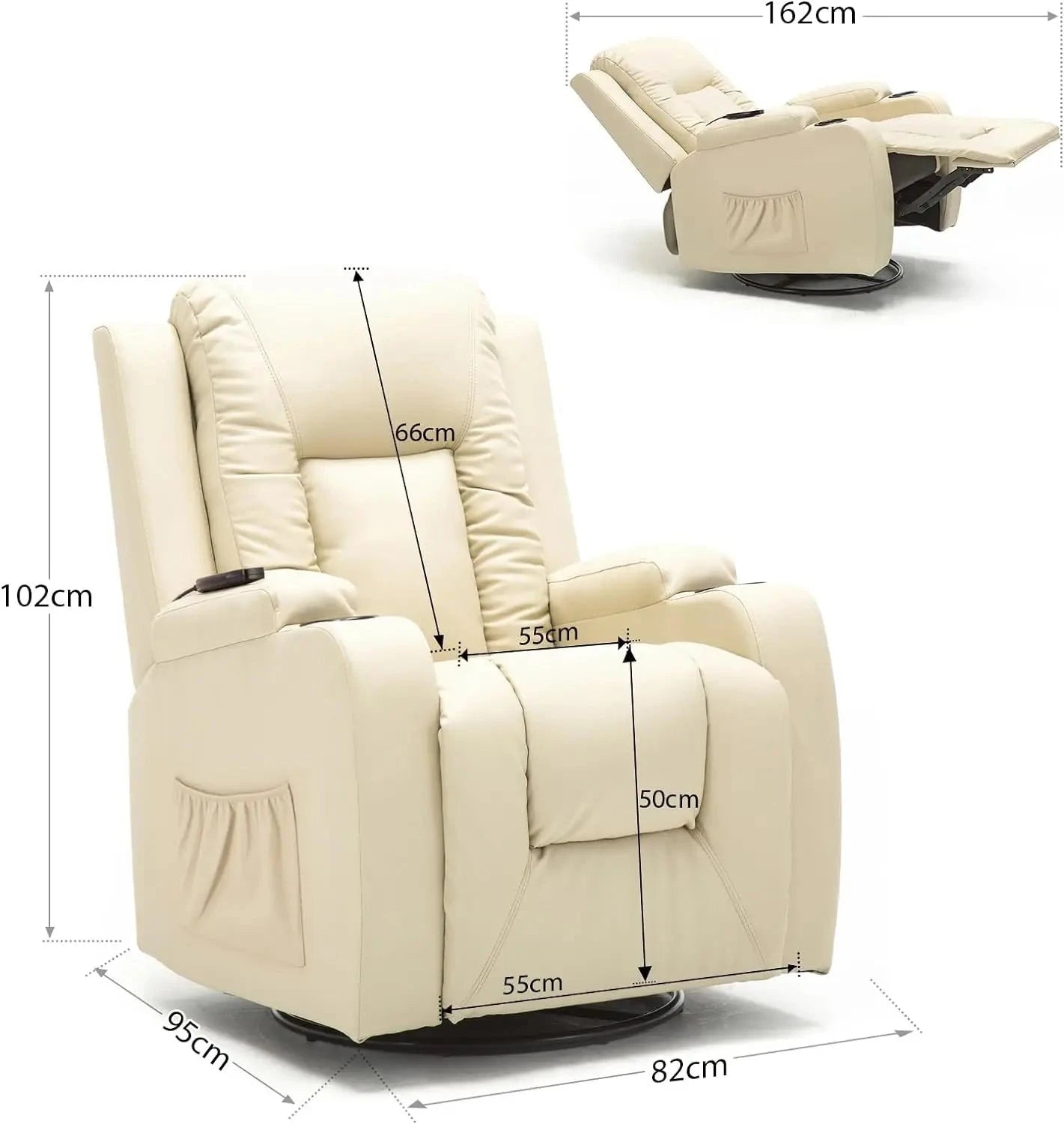 Yazijico™ Recliner Chair Massage Rocker - Yazijico™ 