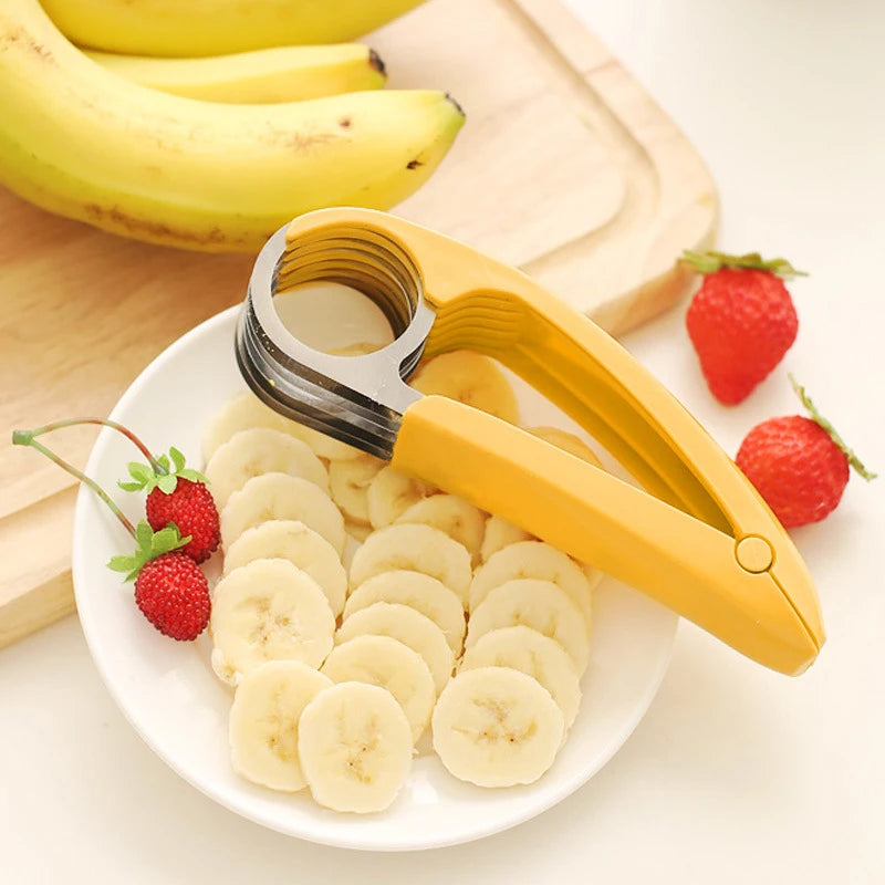 Yazijico™  Fruit Banana Slicer Vegetable Sausage Slicer - Yazijico™ 