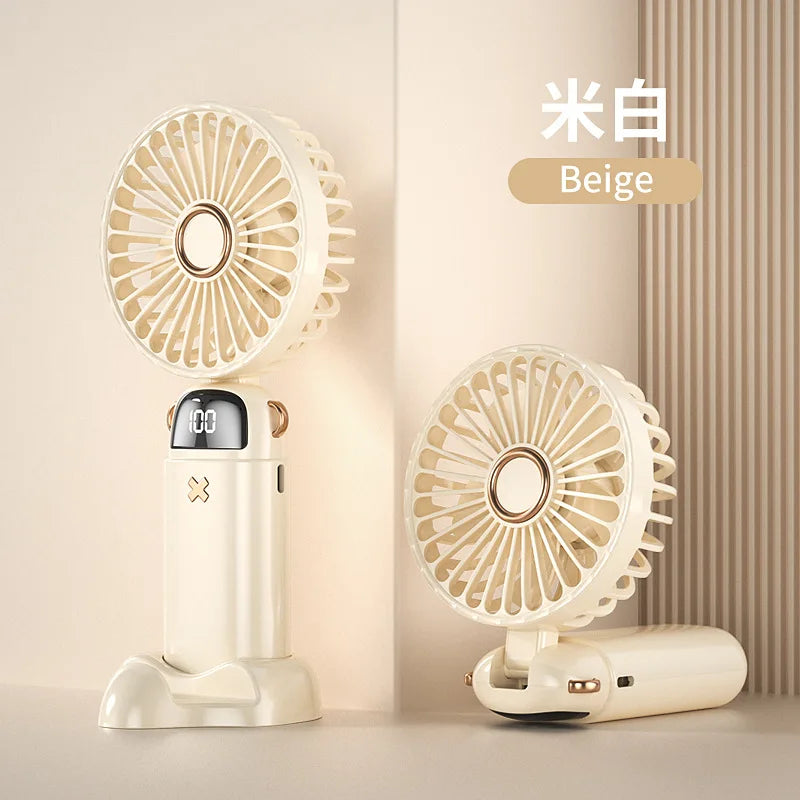 Fan Silent Desktop Small Fan Handheld Electric | Yazijico™