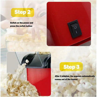 Popcorn Makers Machine Electric Household Appliance Machine Fully Automatic Popcorn Machine