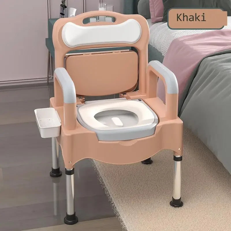 Toilet Stool Multifunctional Elderly Bathroom Chair Lift Adjustment Shower Chair Safe Stable Bathroom Furniture