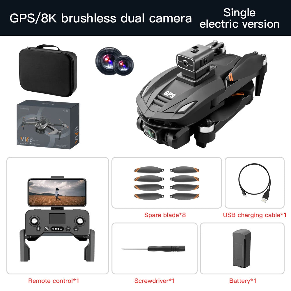 Drone Professional Aerial Photography Dual-Camera