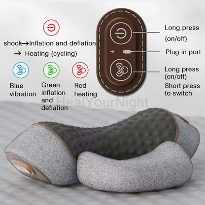 Electric Neck Massage Pillow Heating | Yazijico™ 