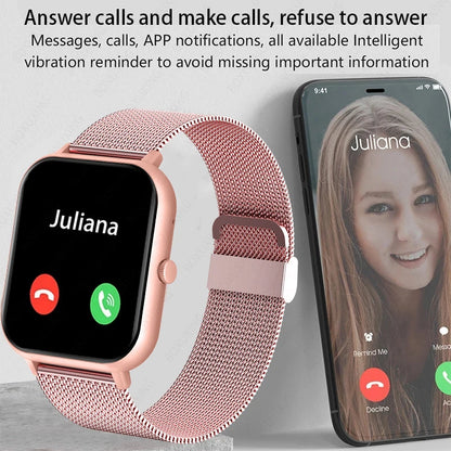 Smart Watch Women Custom Dial Smartwatch For Android | Yazijico™