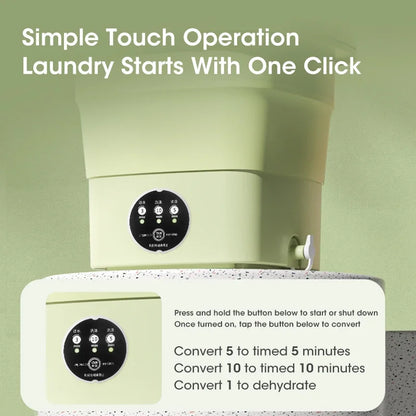 Yazijico™ Mini Folding Washing Machine - Yazijico™ 