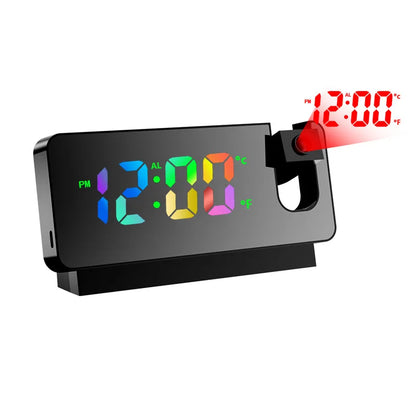 Projection Alarm Clock for Bedroom | Yazijico™ 