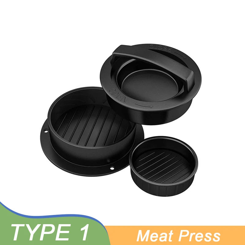 Hamburger Meat Press Maker Round Shape 