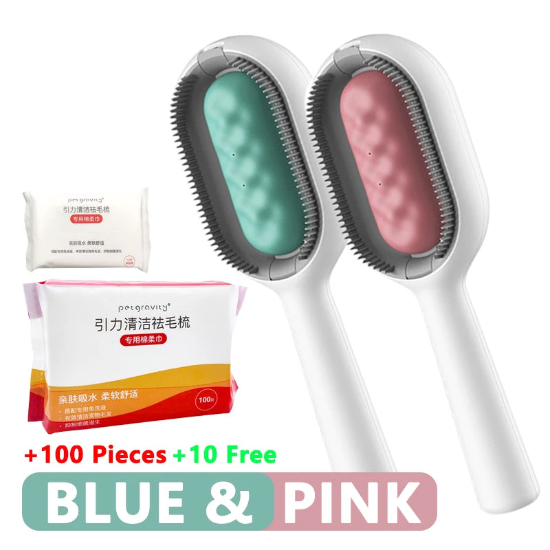 Hair Remover Brush for Dog Cat Silicone Pet Grooming | Yazijico™ 