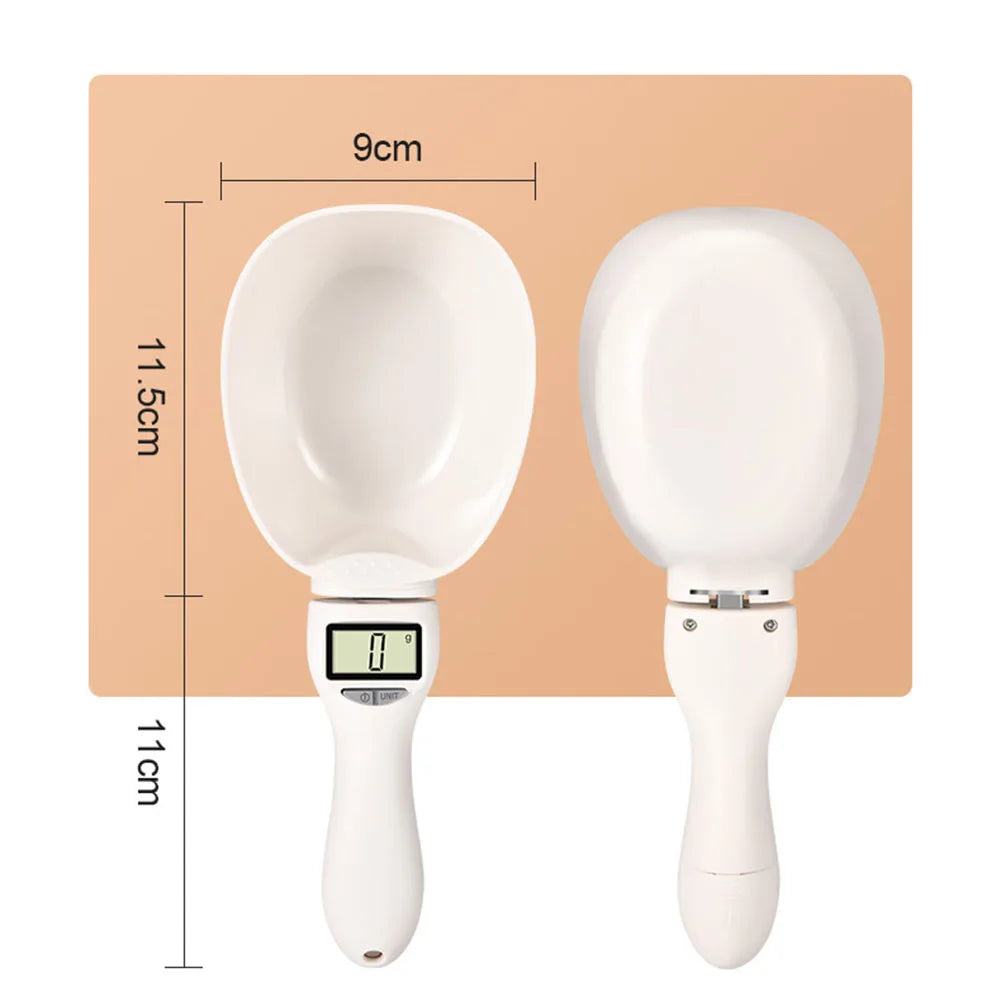 Pet Supplies Display Cat Feeding Bowl Measuring Spoon Pet Food Scale Weighing Spoon Pet Supplies