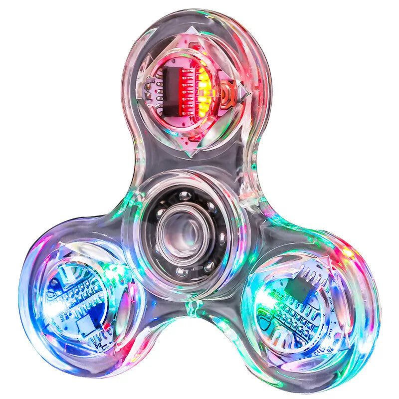 Crystal Luminous Fidget Spinner Hand | Yazijico™