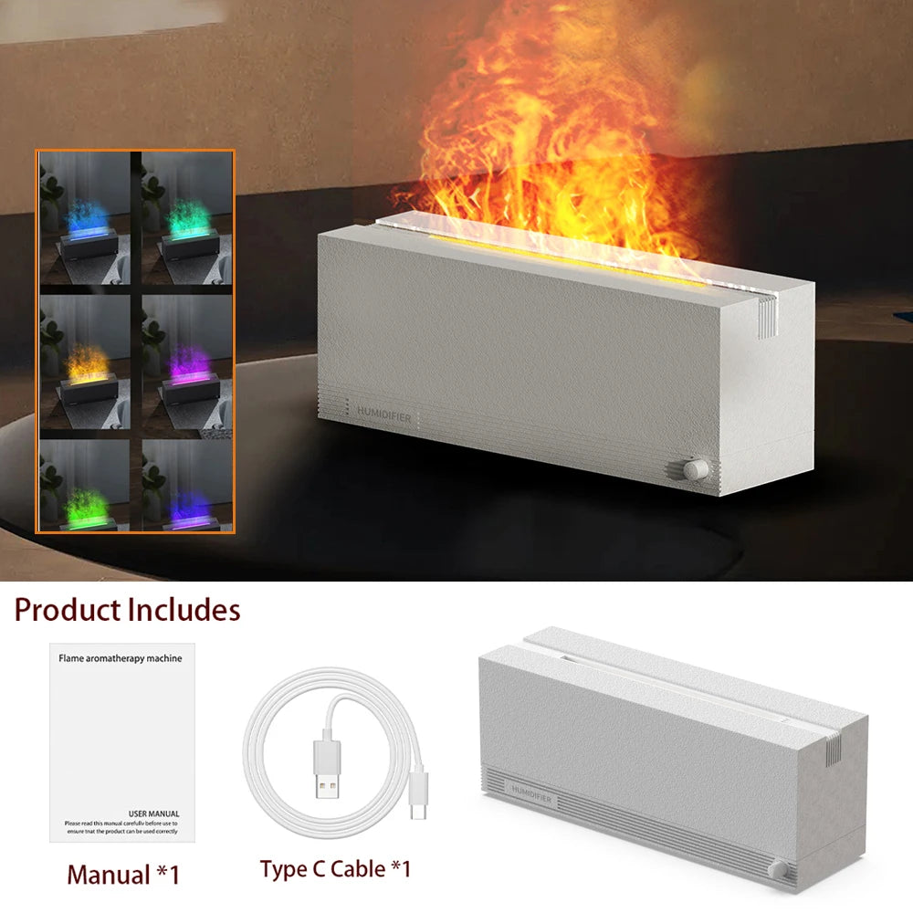 Fireplace Flame Diffuser for Essential Oil | Yazijico™