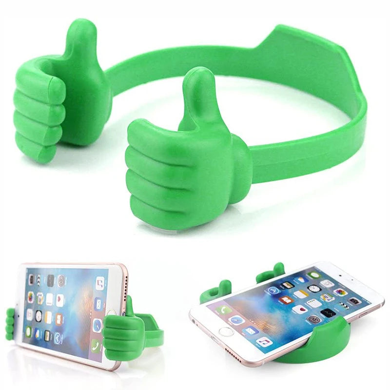 Thumbs Up Cell Phone Stand Holder Lazy Desk Universal Flexible Tablet Smartphone Stand Holder For iPhone