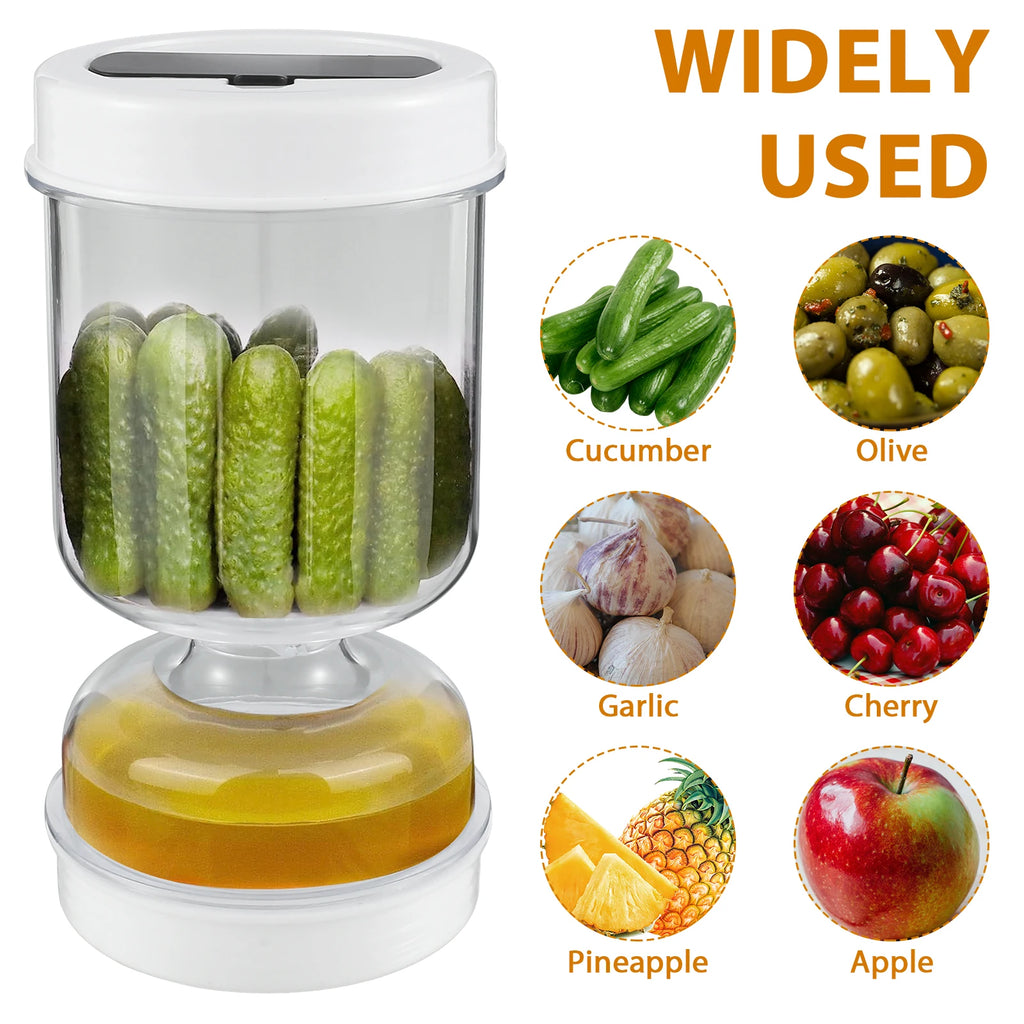 Pickle Olive Container Jar Pickle Juice Wet and Dry  | Yazijico™