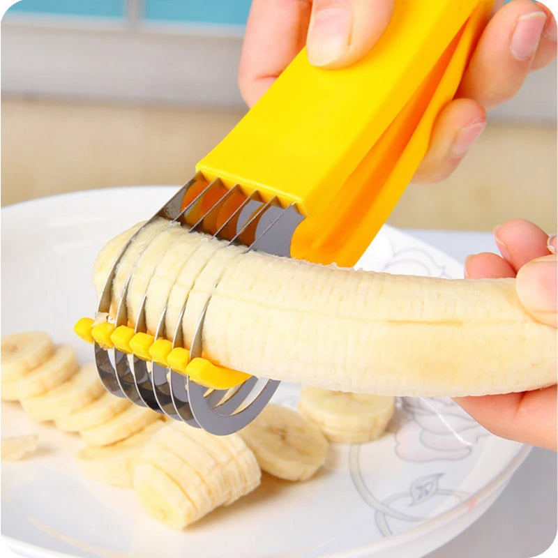 Yazijico™  Fruit Banana Slicer Vegetable Sausage Slicer - Yazijico™ 