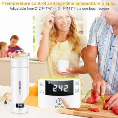 Electric Heating Cup Water Boiler Cup | Yazijico™