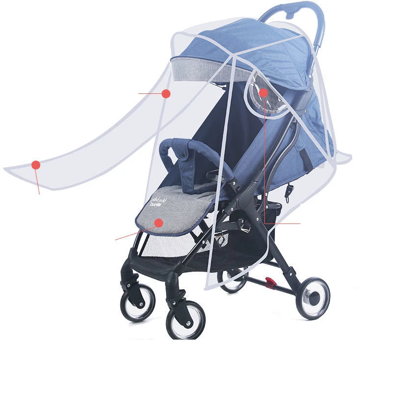 Universal Baby Trolley Rain Cover | Yazijico™ 